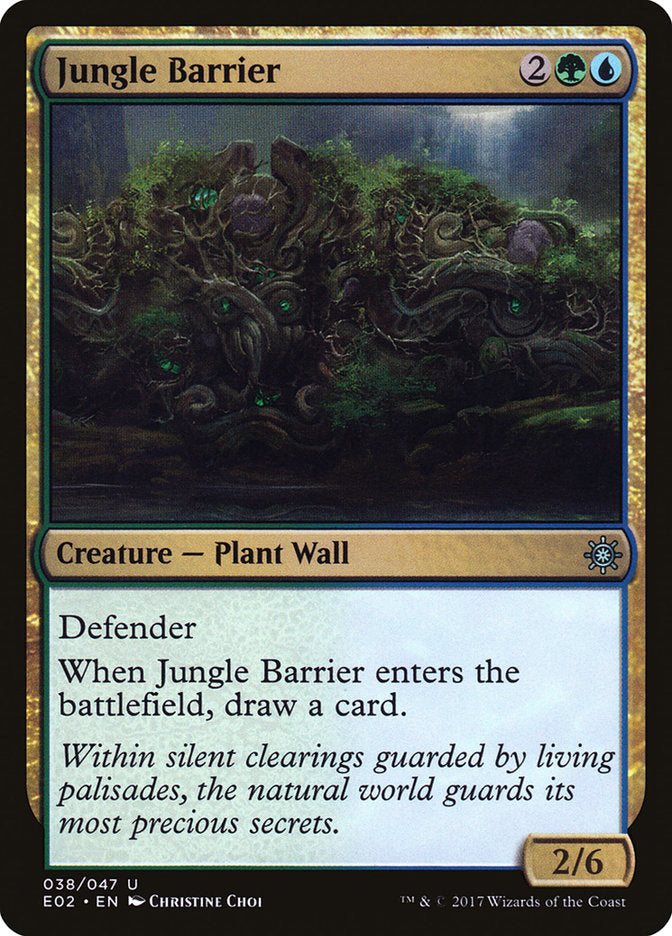 Jungle Barrier [Explorers of Ixalan] | Good Games Morley