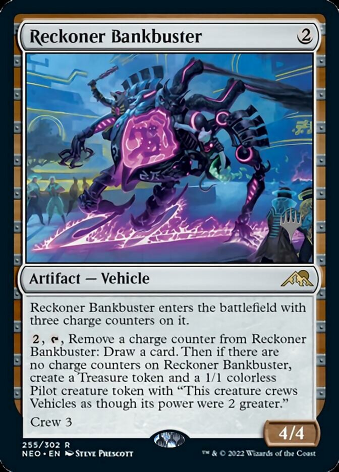 Reckoner Bankbuster (Promo Pack) [Kamigawa: Neon Dynasty Promos] | Good Games Morley