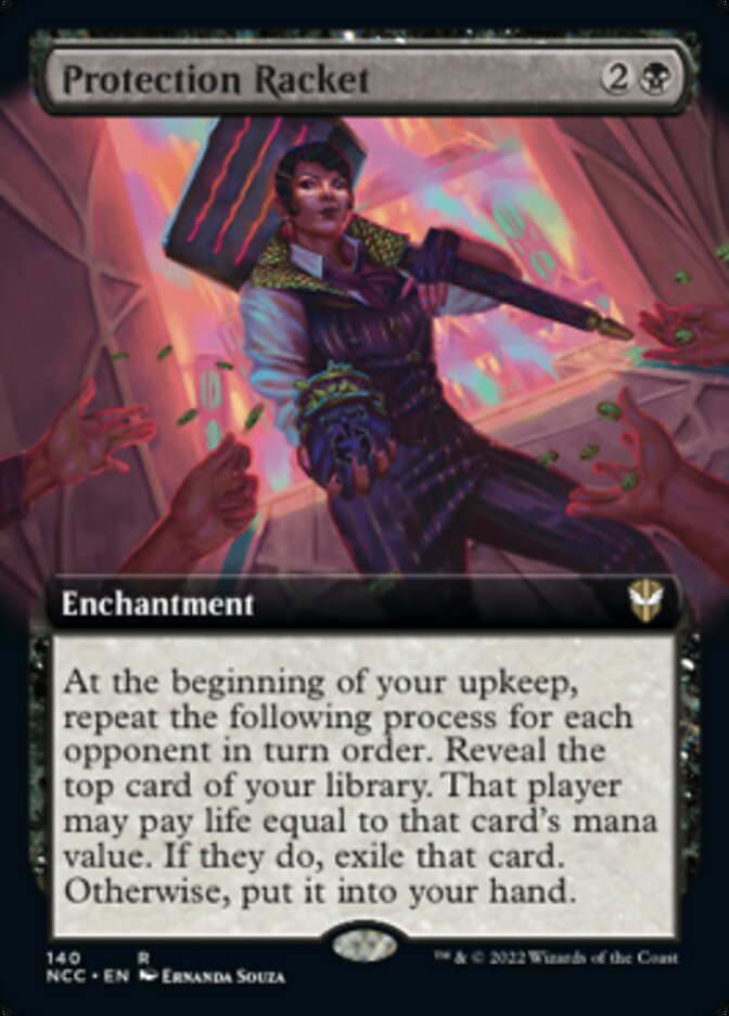 Protection Racket (Extended Art) [Streets of New Capenna Commander] | Good Games Morley