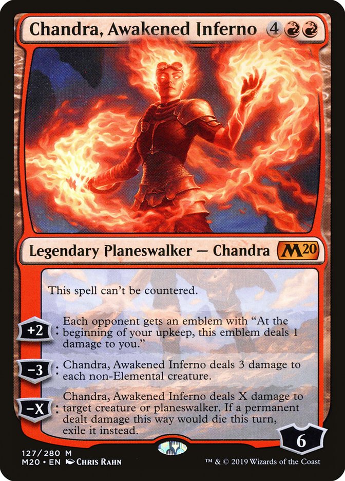 Chandra, Awakened Inferno [Core Set 2020] | Good Games Morley