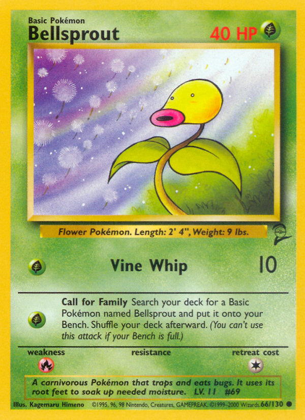 Bellsprout (66/130) [Base Set 2] | Good Games Morley