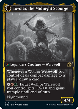 Tovolar, Dire Overlord // Tovolar, the Midnight Scourge [Innistrad: Double Feature] | Good Games Morley
