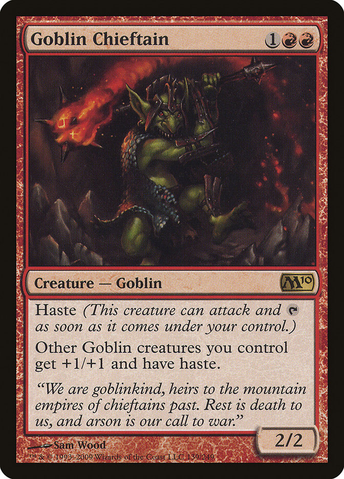 Goblin Chieftain [Magic 2010] | Good Games Morley