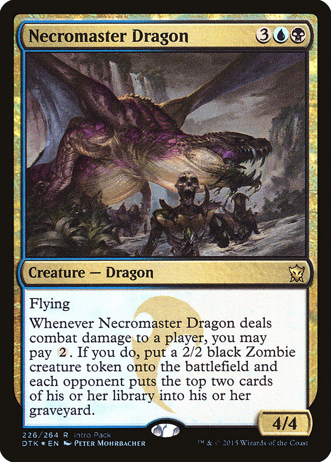 Necromaster Dragon (Intro Pack) [Dragons of Tarkir Promos] | Good Games Morley