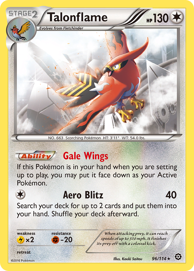 Talonflame (96/114) [XY: Steam Siege] | Good Games Morley