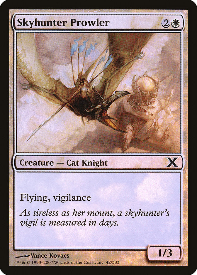 Skyhunter Prowler (Premium Foil) [Tenth Edition] | Good Games Morley