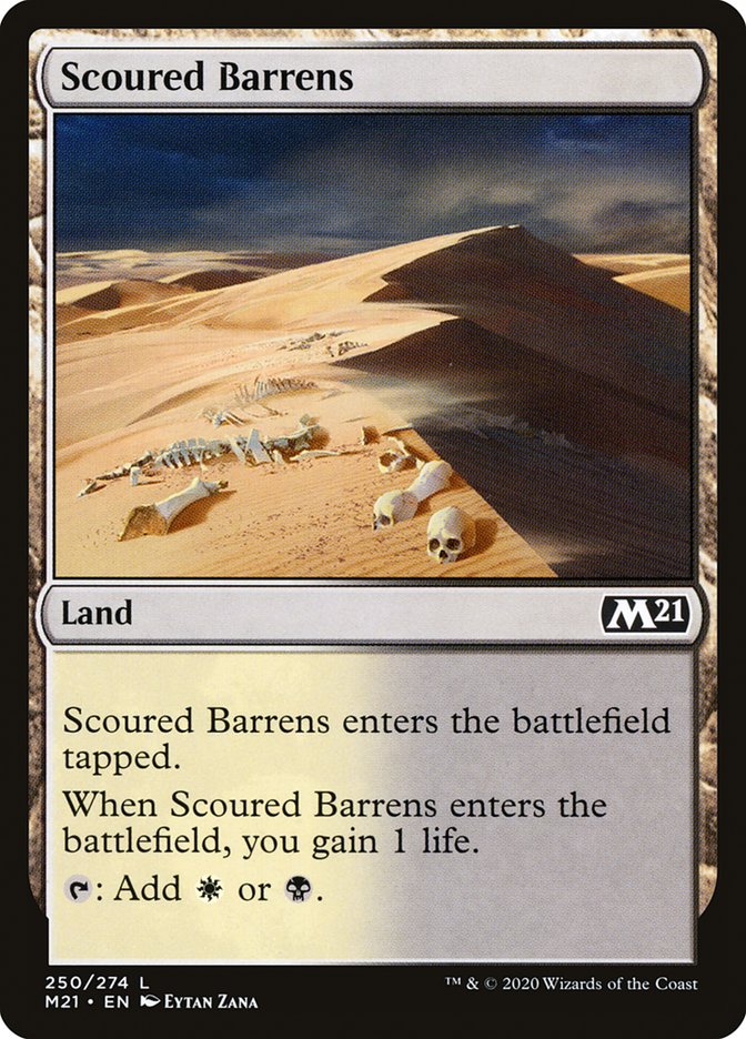 Scoured Barrens [Core Set 2021] | Good Games Morley