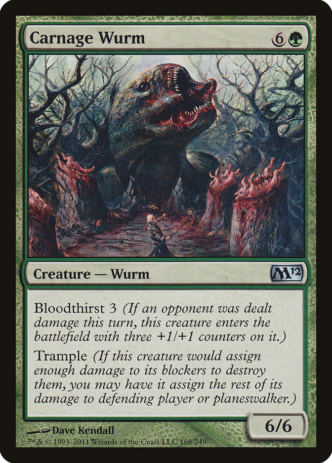Carnage Wurm [Magic 2012] | Good Games Morley