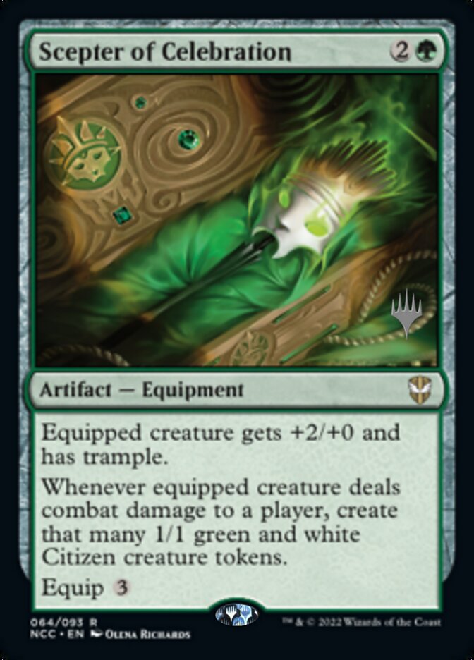Scepter of Celebration (Promo Pack) [Streets of New Capenna Commander Promos] | Good Games Morley