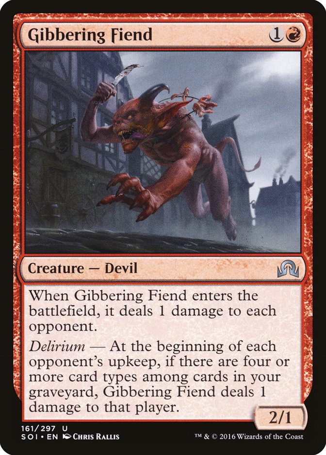 Gibbering Fiend [Shadows over Innistrad] | Good Games Morley