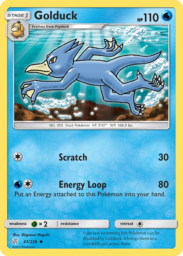 Golduck (41/236) [Sun & Moon: Cosmic Eclipse] | Good Games Morley