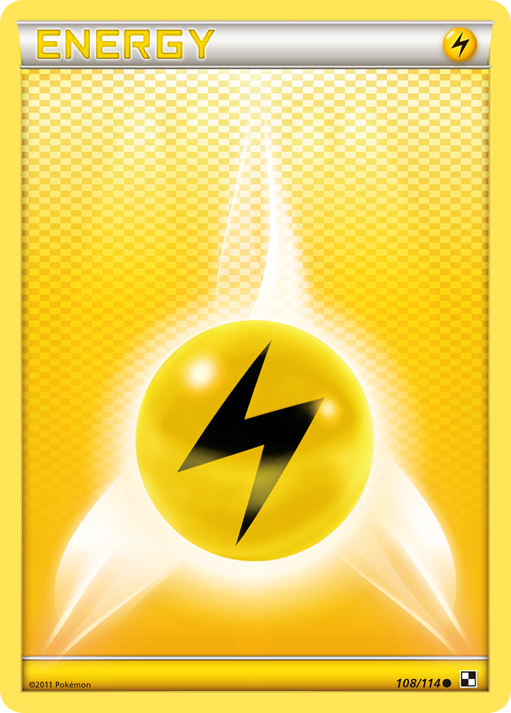 Lightning Energy (108/114) [Black & White: Base Set] | Good Games Morley