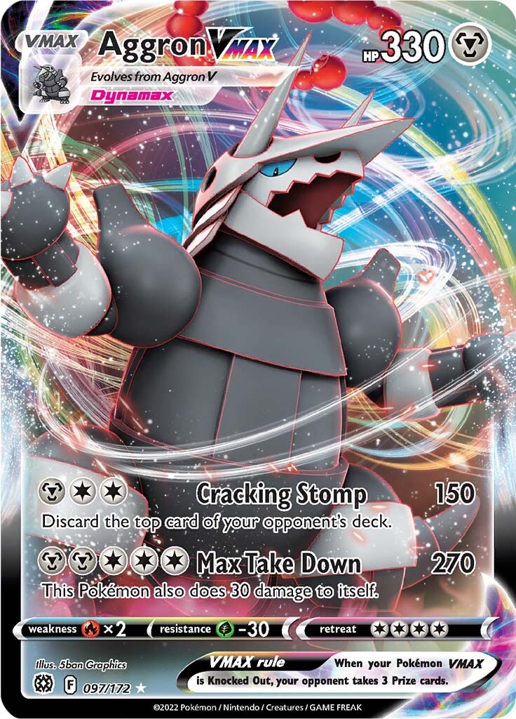 Aggron VMAX (097/172) [Sword & Shield: Brilliant Stars] | Good Games Morley