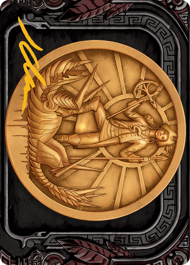 Captain Lannery Storm Art Card (Gold-Stamped Signature) [March of the Machine Art Series] | Good Games Morley