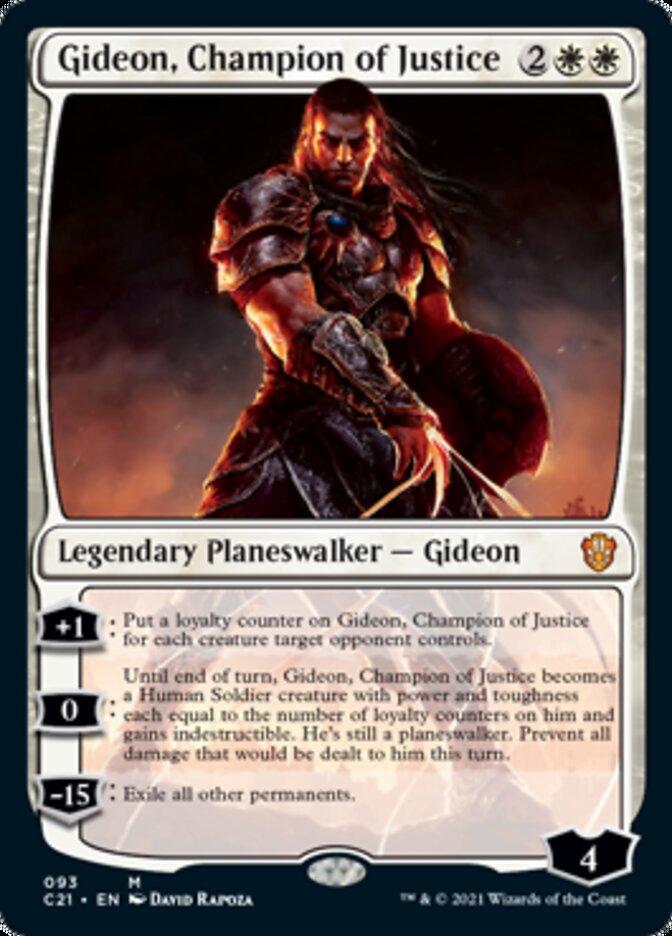 Gideon, Champion of Justice [Commander 2021] | Good Games Morley