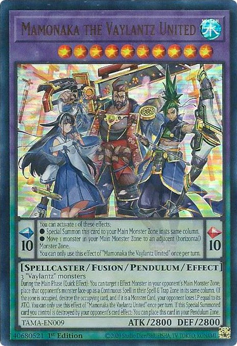 Mamonaka the Vaylantz United [TAMA-EN009] Ultra Rare | Good Games Morley