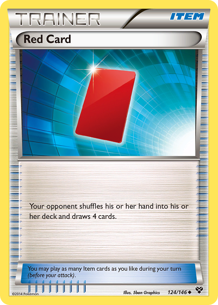Red Card (124/146) [XY: Base Set] | Good Games Morley
