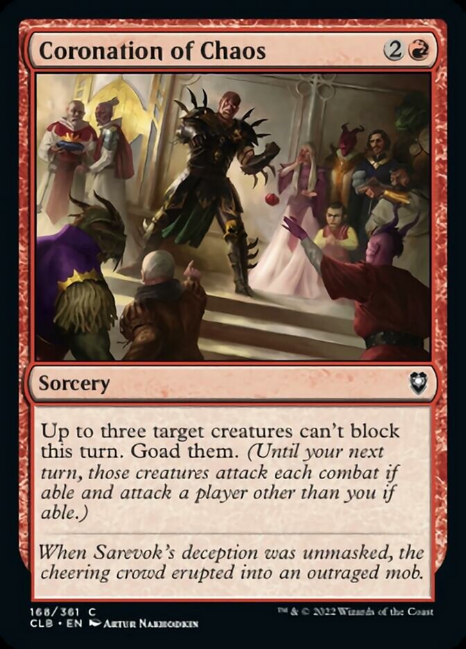 Coronation of Chaos [Commander Legends: Battle for Baldur's Gate] | Good Games Morley