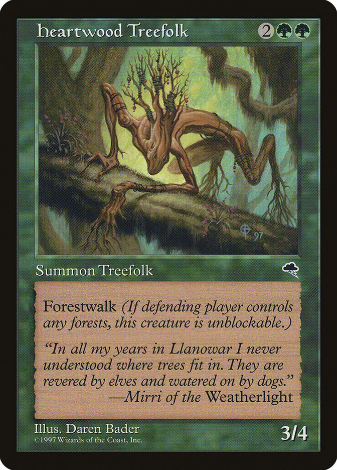 Heartwood Treefolk [Tempest] | Good Games Morley