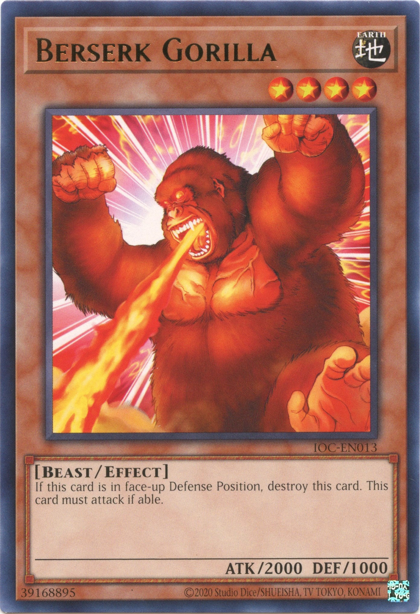 Berserk Gorilla (25th Anniversary) [IOC-EN013] Rare | Good Games Morley