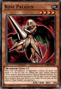 Rose Paladin [LDS2-EN106] Common | Good Games Morley