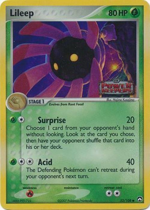 Lileep (52/108) (Stamped) [EX: Power Keepers] | Good Games Morley