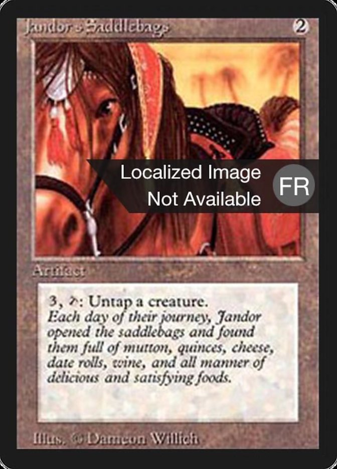 Jandor's Saddlebags [Foreign Black Border] | Good Games Morley