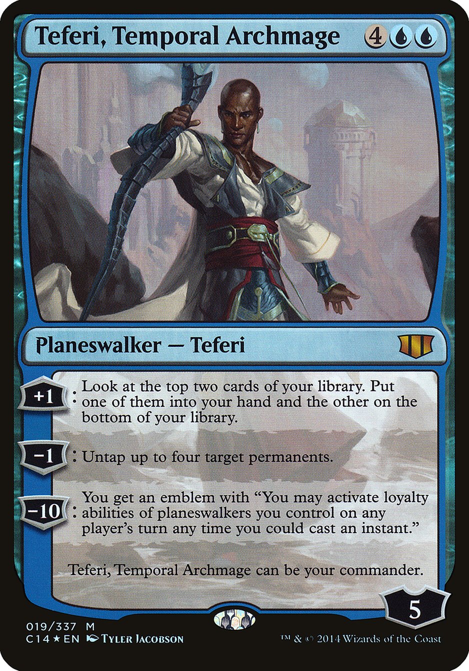 Teferi, Temporal Archmage (Oversized) [Commander 2014 Oversized] | Good Games Morley