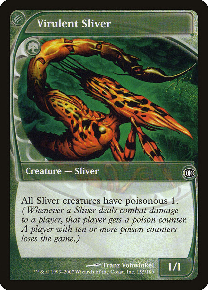 Virulent Sliver [Future Sight] | Good Games Morley