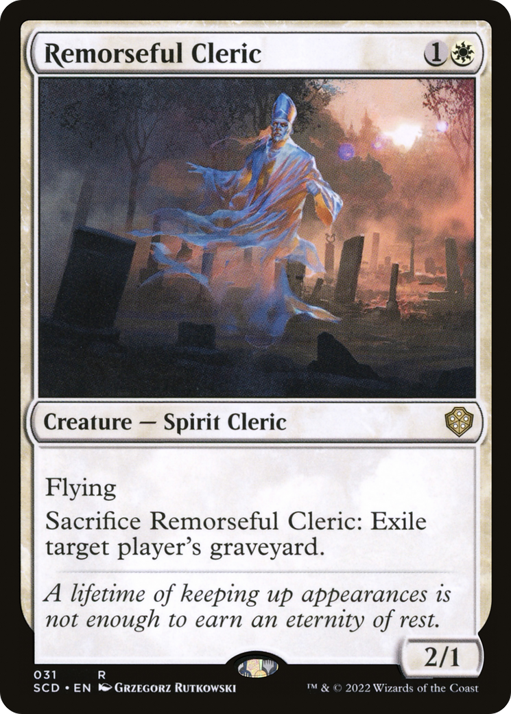 Remorseful Cleric [Starter Commander Decks] | Good Games Morley