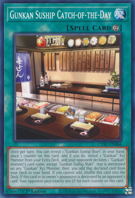 Gunkan Suship Catch-of-the-Day [CYAC-EN066] Common | Good Games Morley
