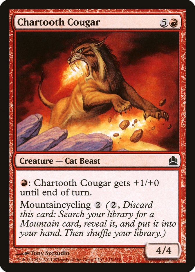Chartooth Cougar [Commander 2011] | Good Games Morley