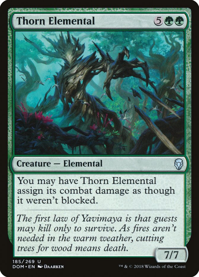 Thorn Elemental [Dominaria] | Good Games Morley