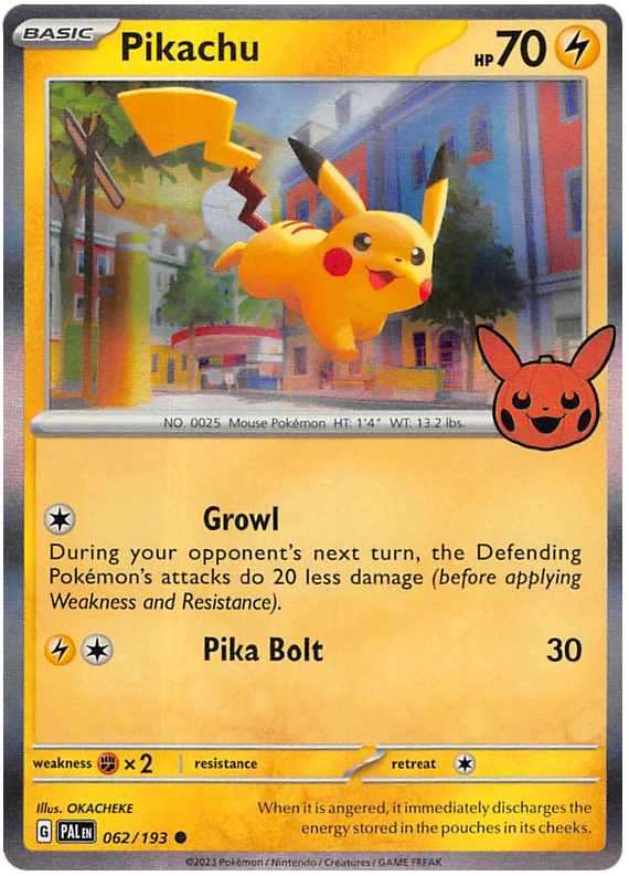 Pikachu (062/193) [Trick or Trade 2023] | Good Games Morley