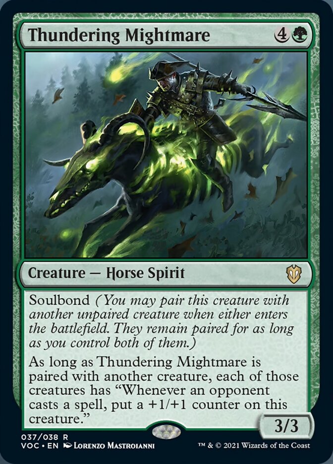 Thundering Mightmare [Innistrad: Crimson Vow Commander] | Good Games Morley