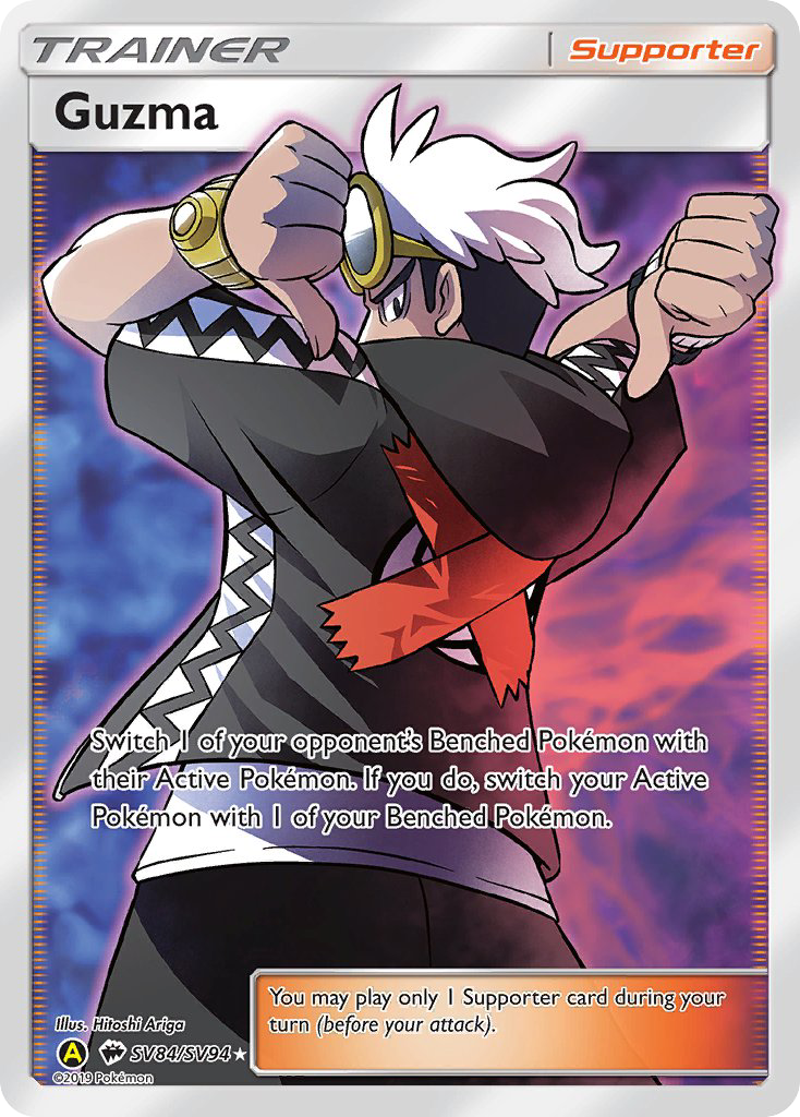 Guzma (SV84/SV94) [Sun & Moon: Hidden Fates - Shiny Vault] | Good Games Morley