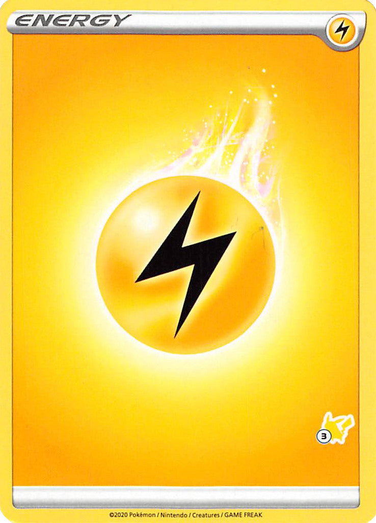 Lightning Energy (Pikachu Stamp #3) [Battle Academy 2022] | Good Games Morley