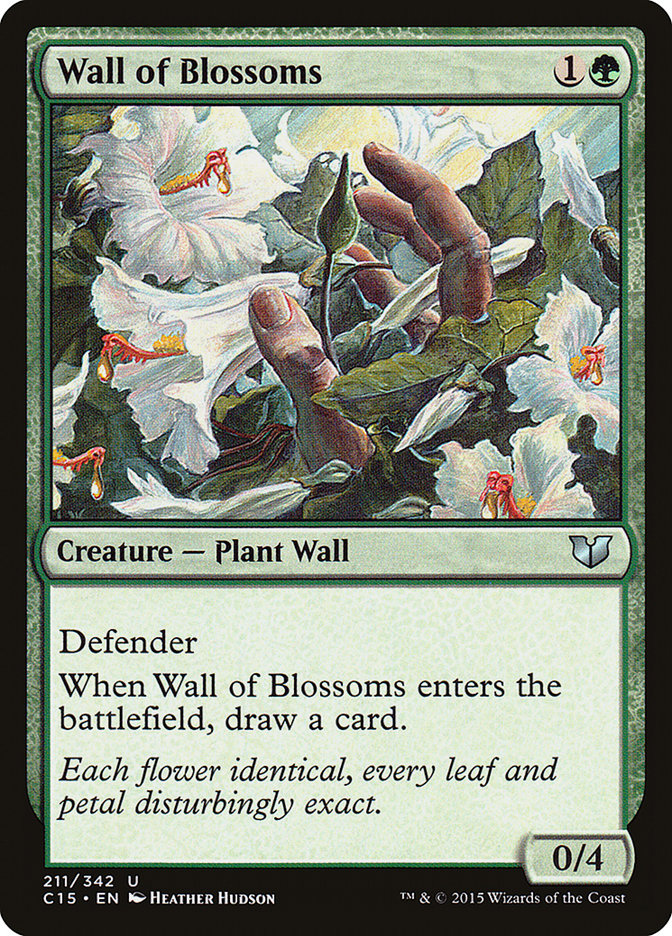 Wall of Blossoms [Commander 2015] | Good Games Morley
