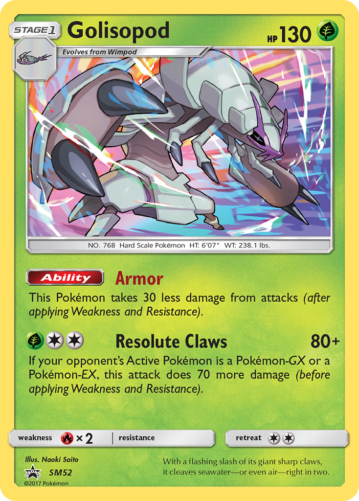Golisopod (SM52) [Sun & Moon: Black Star Promos] | Good Games Morley