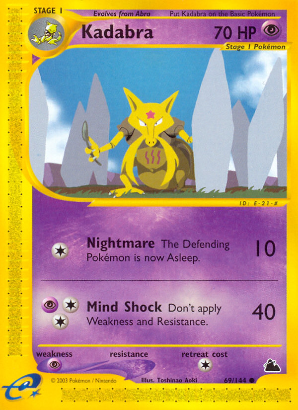 Kadabra (69/144) [Skyridge] | Good Games Morley