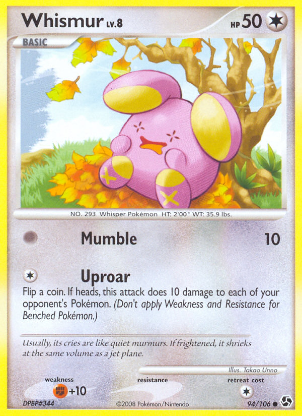 Whismur (94/106) [Diamond & Pearl: Great Encounters] | Good Games Morley
