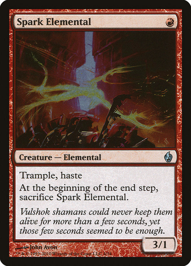 Spark Elemental [Premium Deck Series: Fire and Lightning] | Good Games Morley