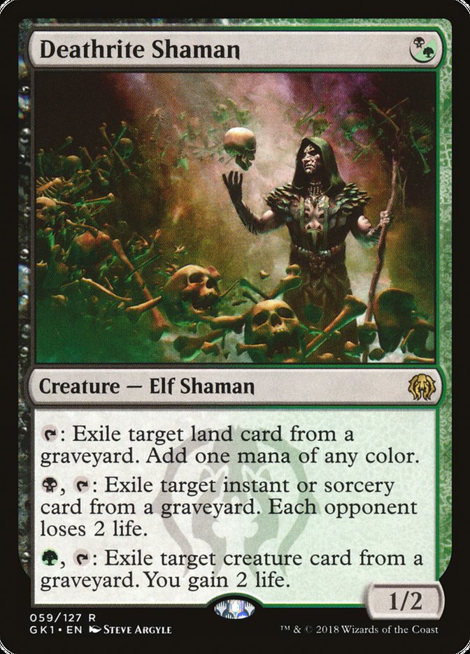 Deathrite Shaman [Guilds of Ravnica Guild Kit] | Good Games Morley