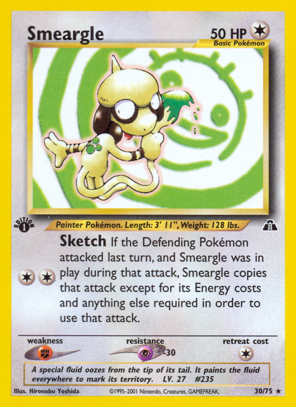 Smeargle (30/75) [Neo Discovery 1st Edition] | Good Games Morley