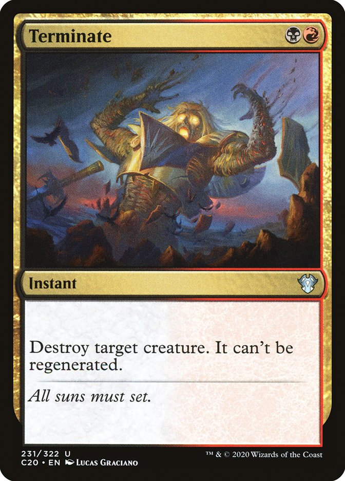 Terminate [Commander 2020] | Good Games Morley