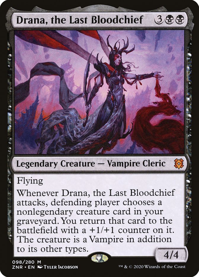 Drana, the Last Bloodchief [Zendikar Rising] | Good Games Morley