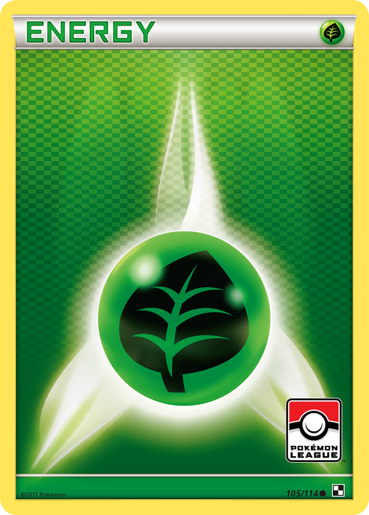 Grass Energy (105/114) [Black & White: Base Set] | Good Games Morley