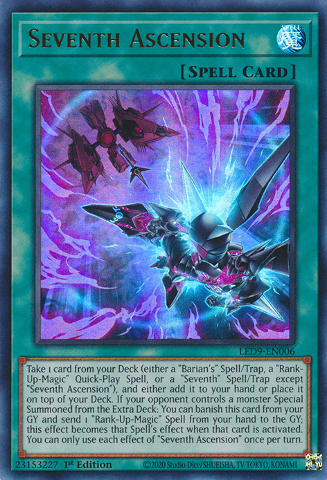Seventh Ascension [LED9-EN006] Ultra Rare | Good Games Morley