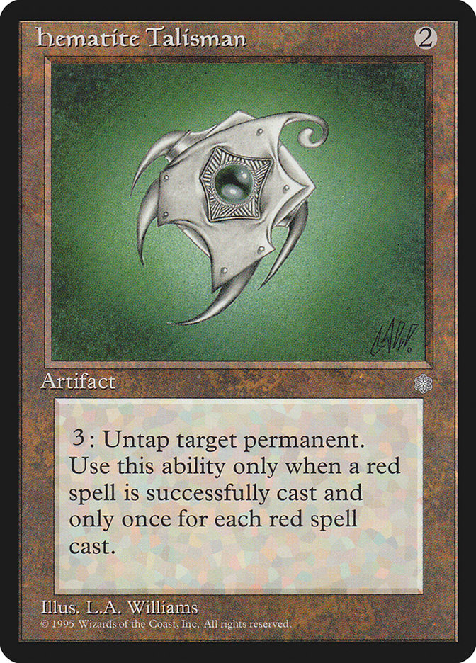 Hematite Talisman [Ice Age] | Good Games Morley
