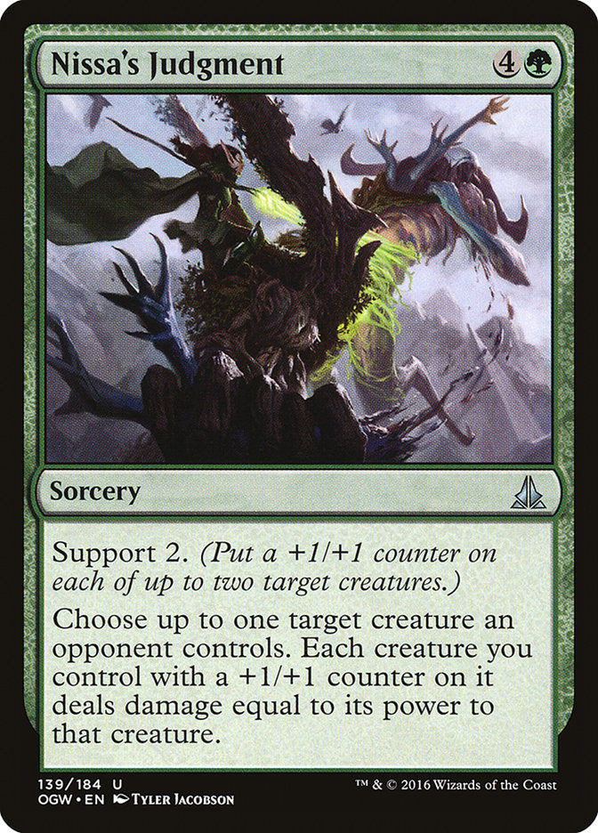 Nissa's Judgment [Oath of the Gatewatch] | Good Games Morley